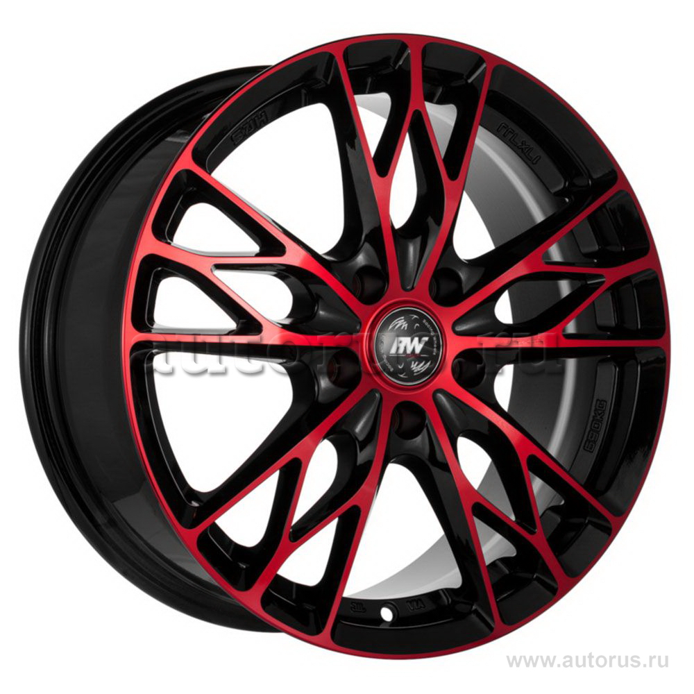 Диск литой R16 7J 4x98/58.6 ET35 RACING WHEELS Classic H-487 BK-ORD F/P 86001768336